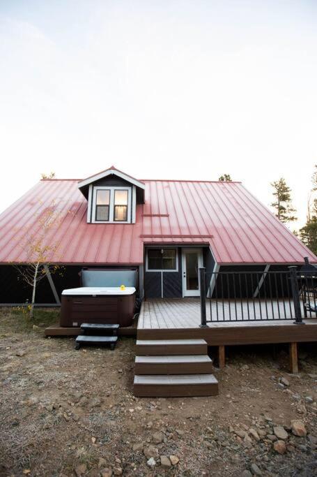 Little Gem Lodge Unique Mtn A-Frame W Hot Tub Black Hawk Exteriör bild