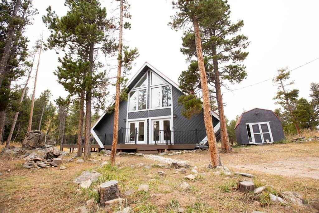 Little Gem Lodge Unique Mtn A-Frame W Hot Tub Black Hawk Exteriör bild